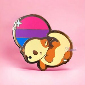 Bi Otter Pin
